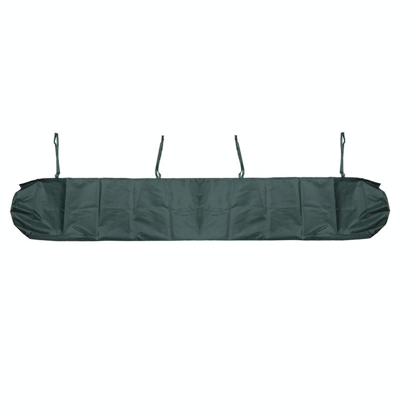 2m Waterproof Retractable Canopy Awning Cover for Outdoor Patio - Dustproof Protection - Black
