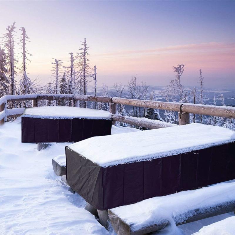Waterproof Outdoor Furniture Cover for Garden Table and Chairs - 255x255x80cm