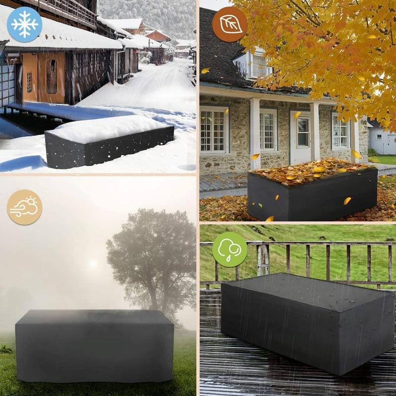 Waterproof Outdoor Furniture Cover for Garden Table and Chairs - 255x255x80cm