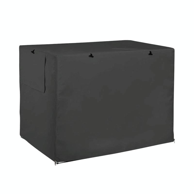 Outdoor Pet Cage Cover - Oxford Cloth Dustproof Rainproof Sunscreen - 124.5x79x84cm - Grey