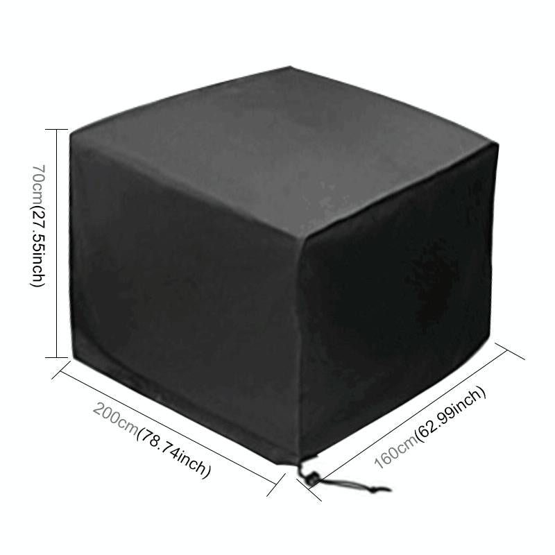 Waterproof Outdoor Furniture Cover - 210d Oxford Cloth - 200x160x70cm - Anti-uv & Dust-proof
