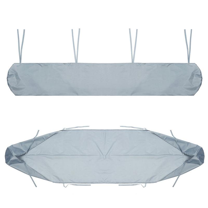 Waterproof Retractable Canopy for Outdoor Patio - 5m Size - Grey
