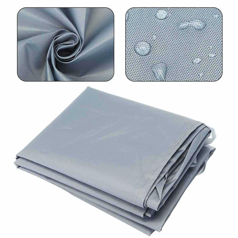 Waterproof Retractable Canopy for Outdoor Patio - 5m Size - Grey