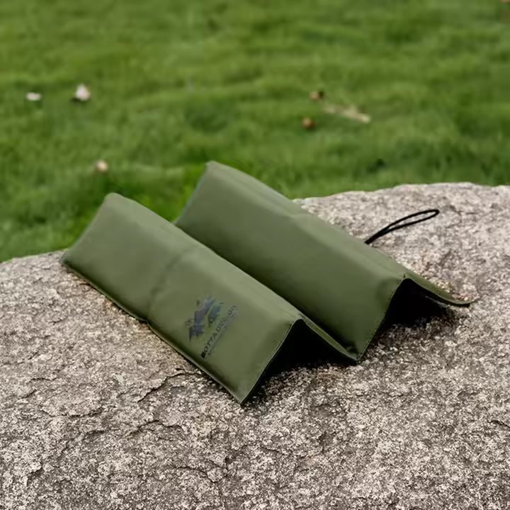 3 PCS Grey Portable Outdoor Folding Seat Cushion - 42cm x 32cm for Camping and Hiking
