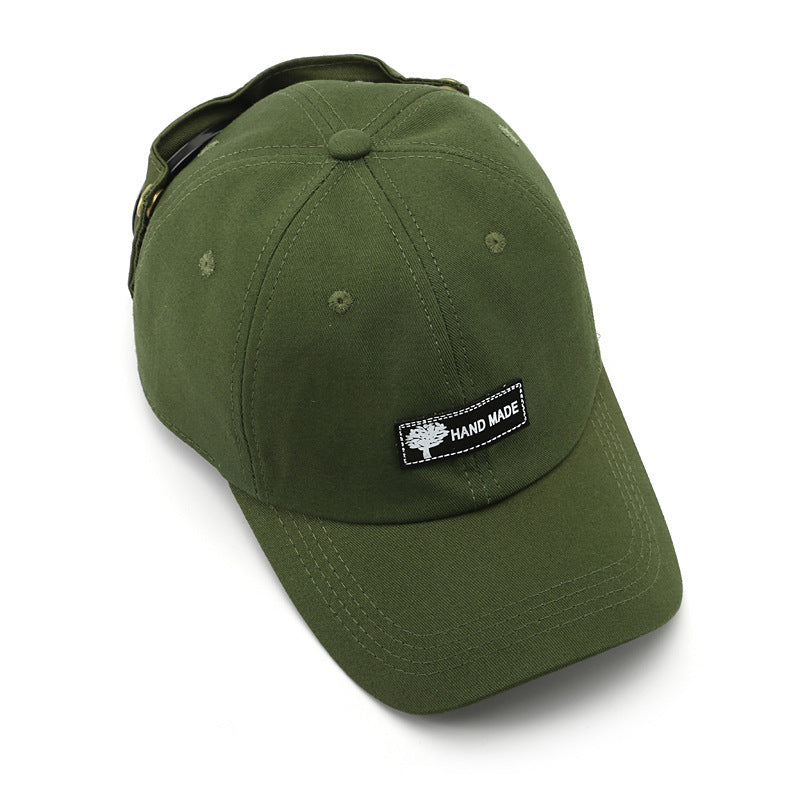 Yellow Stylish Aviator Goggle Baseball Cap - Unisex Outdoor Cotton Sun Hat