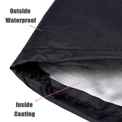Rainproof Round Table Cover for Outdoor Garden Grill - 102x45cm