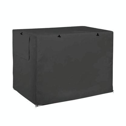 Outdoor Pet Cage Cover - Oxford Cloth Dustproof Rainproof Sunscreen - 124.5x79x84cm - Grey