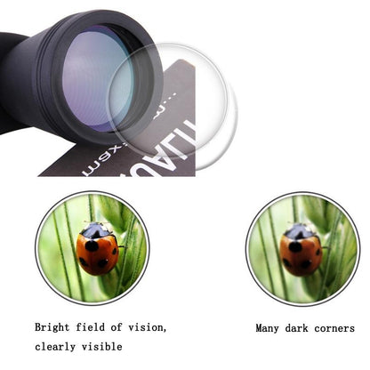 High Power Outdoor Binoculars for Low Light Night Vision - 20x50 - Armygreen