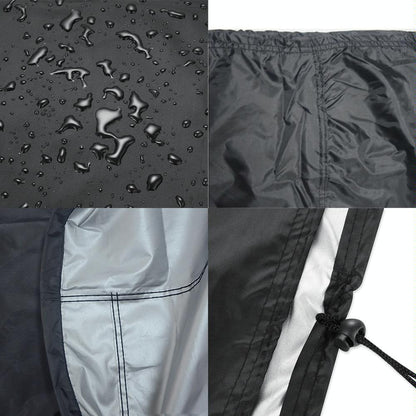 Waterproof Outdoor Furniture Cover - 210d Oxford Cloth - Anti-uv & Dust-proof - Fits 135x135x75cm - Black