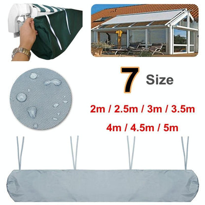 Waterproof Retractable Canopy for Outdoor Patio - 3m Size - Grey