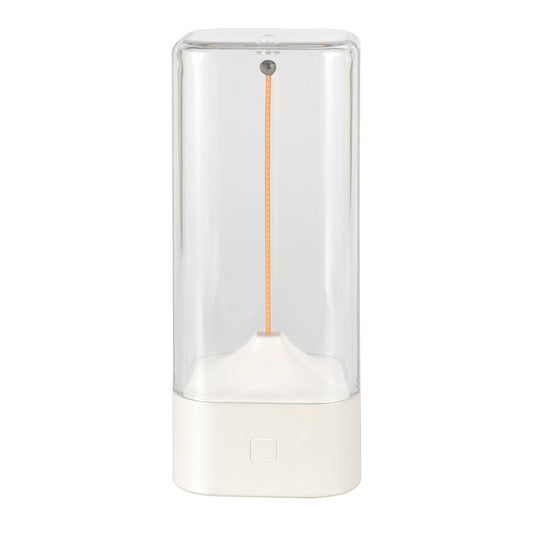Magnetic Levitating Night Light with Flexible LED - USB-C Rechargeable, Stepless Dimming & Outdoor Hook(white)